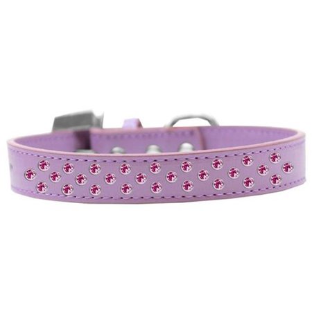 UNCONDITIONAL LOVE Sprinkles Bright Pink Crystals Dog CollarLavender Size 16 UN906161